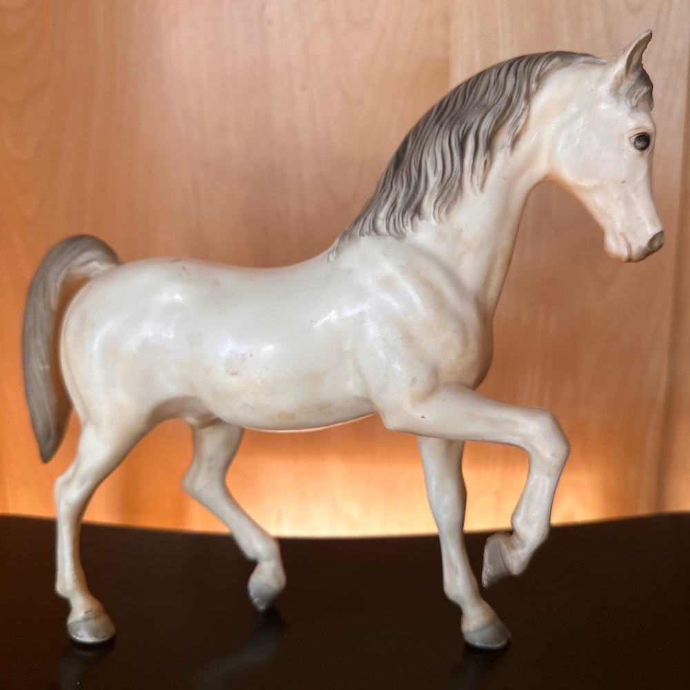 Vintage Breyer FAS "Prince" Arabian Stallion Horse #7 Alabaster Traditional